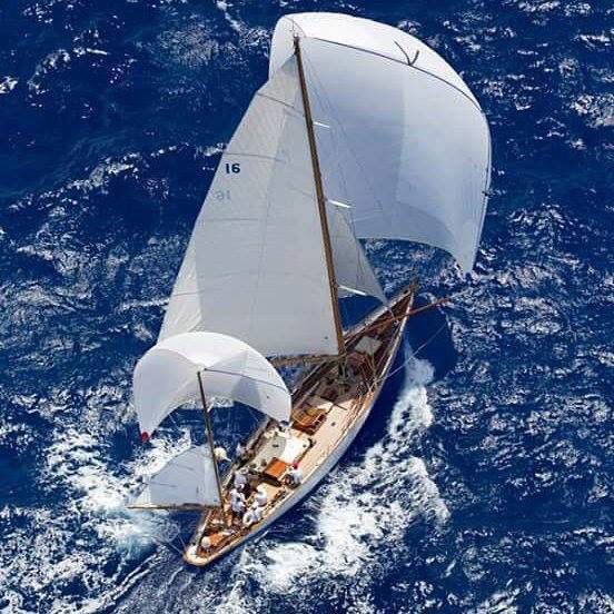 Yacht at sea